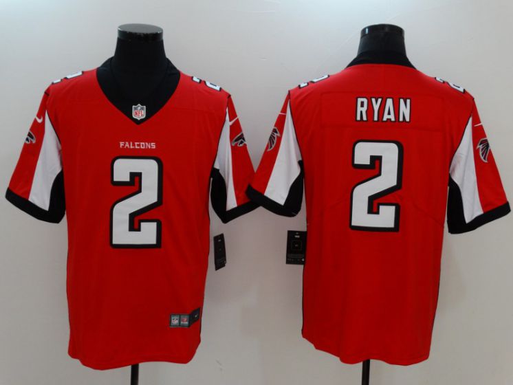Men Atlanta Falcons 2 Ryan Red Nike Vapor Untouchable Limited NFL Jerseys